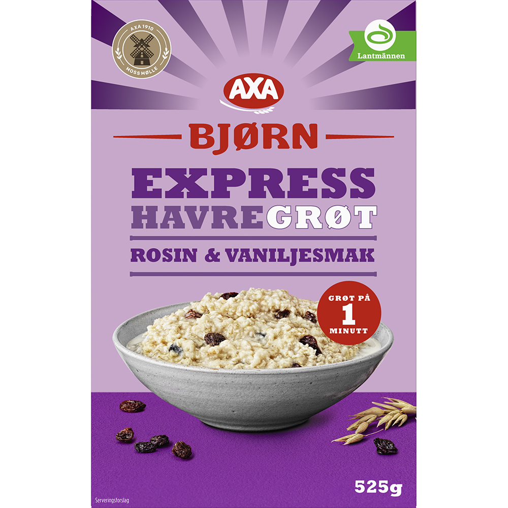 405061 102699 286597 AXA Havregrøt Vanilje og rosin 525g_1_web